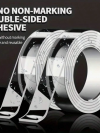 1 Roll Heavy Duty Double-Sided Nano Tape – Reusable, Washable, Traceless Transparent Adhesive for Home, Office & Car Use - Image 4